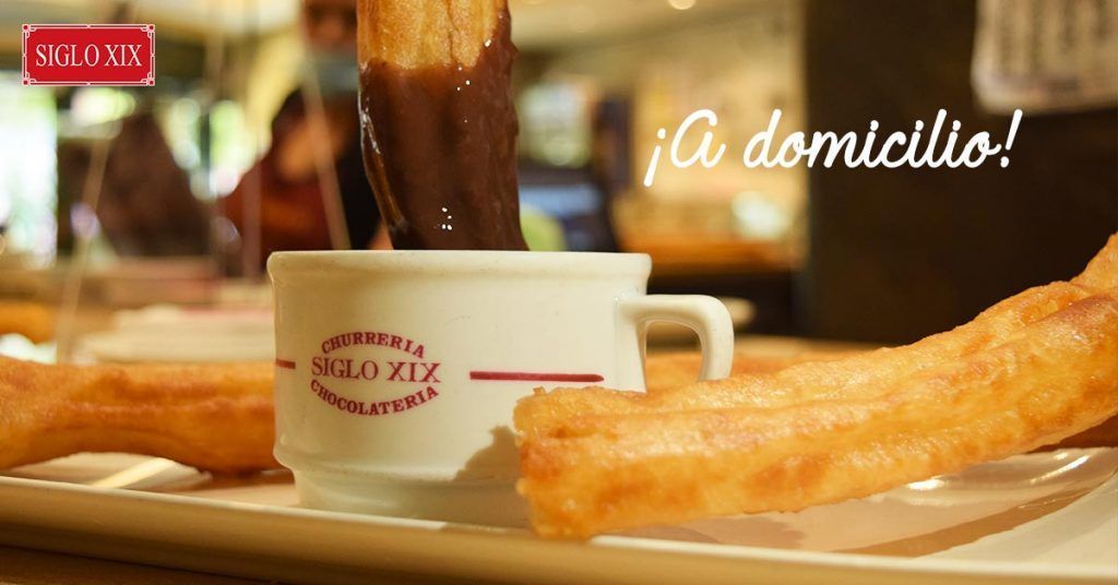 Churros con chocolate a domicilio