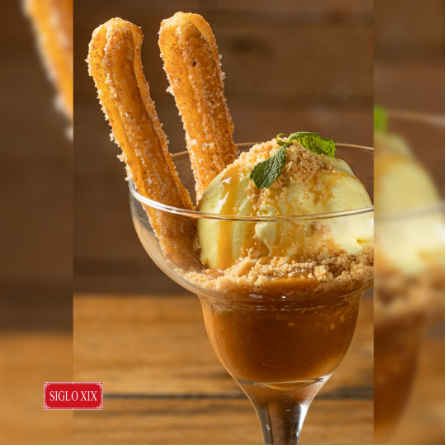 Receta con churros: Sundae de Churros Siglo XIX